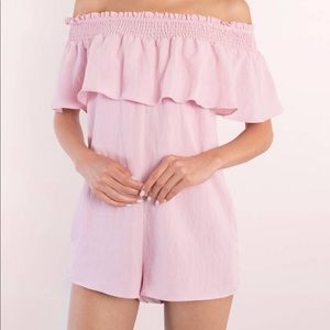 NWT Tobi off the shoulder romper, medium